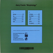 Back View : Gerry Franke - MORPHOLOGY - Tax Free Records / TAX12007