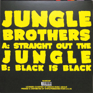 Back View : Jungle Brothers - STRAIGHT OUT OF THE JUNGLE BLACK IS BLACK (7 INCH) - IDLERS / WAR035P
