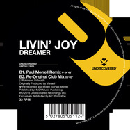Back View : Livin� Joy - DREAMER - Undiscovered / UND051