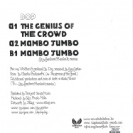 Back View : Dop - THE GENIUS OF THE CROWD / MAMBO JUMBO (INCL GUY GERBER RMX) - Supplement Facts / sfr012