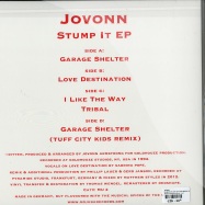 Back View : Jovonn - STUMP IT EP (TUFF CITY KIDS REMIX) (2X12) - Mojuba Underground Series  / MU2 / 67325