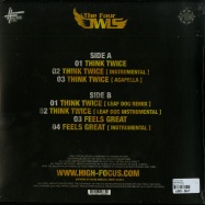 Back View : The Four Owls - THINK TWICE / FEELS GREAT - High Focus / hfrti001