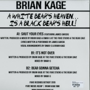 Back View : Brian Kage - A WHITE BEARS HEAVEN ... ITS A BLACK BEARS HELL - FXHE Records  / fxhebk1