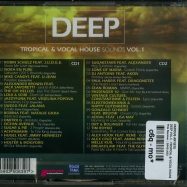 Back View : Various Artists - DEEP VOL.1 - TROPICAL & VOCAL HOUSE SOUNDS (2XCD) - Pink Revolver / 26421452