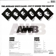 Back View : Average White Band - PUT IT WHERE YOU WANT IT (180 GR. CLEAR VINYL) - Demon Records / Demrec 572