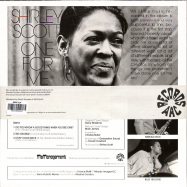 Back View : Shirley Scott - ONE FOR ME (LP) - Arc Records / ARC3LP