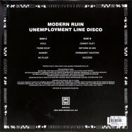 Back View : Modern Ruin - UNEMPLOYMENT LINE DISCO (LP) - Hoga Nord / HNRLP024