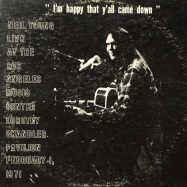 Back View : Neil Young - DOROTHY CHANDLER PAVILION 1971 (CD) - Reprise Records / 9362488511