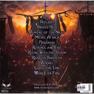 Back View : Mystic Prophecy - HELLRIOT (LTD.PICTURE BLACK / RED CROSS LP) (LP) - Roar! Rock Of Angels Records Ike / ROAR2305PIC2