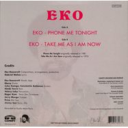 Back View : Eko - PHONE ME TONIGHT / TAKE ME AS I AM NOW - Canopy / CNPY 014