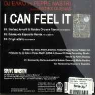 Back View : DJ Eako vs Peppe Nastri feat Patrix Duenas - I CAN FEEL IT (MAXI CD) - Sound Division / sd0213CDS