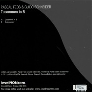 Back View : Pascal FEOS & Guido Schneider - ZUSAMMEN IN B - Level Non Zero / LNZ0386