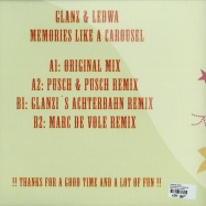 Back View : Glanz & Ledwa - MEMORIES LIKE A CAROUSEL - Patro de Musica / PDM007