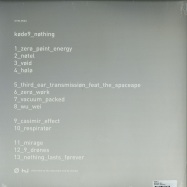 Back View : Kode9 - NOTHING (GREEN 2X12 LP + MP3) - Hyperdub / HYPLP003
