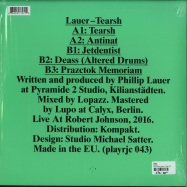 Back View : Lauer - TEARSH - Live At Robert Johnson / Playrjc 043