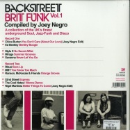 Back View : Various / Compiled by Joey Negro - BACKSTREET BRIT FUNK 1 (2LP) - Z Records / ZEDDLP018 / 05175151