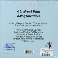 Back View : Coldplay - BROTHERS & SISTERS (BLUE 7 INCH) - Fierce Panda  / 00133859