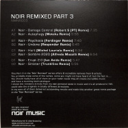 Back View : Noir - REMIXED PART 3 (2X12 INCH) - Noir Music / NMNR003