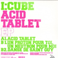 Back View : I:Cube - ACID TABLET EP - Versatile VER048