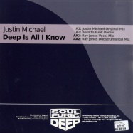 Back View : Justin Michael - DEEP IS ALL I KNOW - Soulfuric Deep / SFD0046