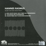 Back View : Hannes Rasmus - MUSIK FUER FUENF MASCHINEN - Traum V174