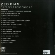 Back View : Zed Bias - DIFFERENT RESPONSE (2LP+CD) - Exit Records / EXITLP017