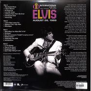 Back View : Elvis Presley - LIVE AT THE INTERNATIONAL HOTEL,LAS VEGAS,NV AUG (2LP) - Sony Music Catalog / 19075960161