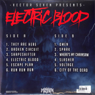 Back View : Vector Seven - ELECTRIC BLOOD (LTD RED LP) - Plastic Head / DM 006LP