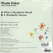 Back View : Rhoda Dakar - 7-WHAT A WONDERFUL WORLD (7 INCH) - Sunday Best / SBESTS297