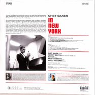 Back View : Chet Baker - IN NEW YORK (LP) - Elemental Records / 1019107EL2