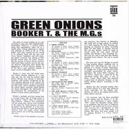 Back View : Booker T. & The MGs - GREEN ONIONS (DELUXE) (60TH ANNIVERSARY) (green LP) - Rhino / 0349783757
