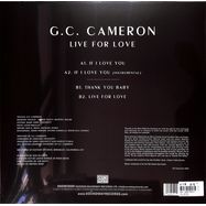 Back View : G.C. Cameron - LIVE FOR LOVE - Soundway Records / SNDW12051 / 05245741