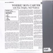 Back View : Ron Carte / Dolphy, Eric/ Waldron, Mal - WHERE? (ORIG.JAZZ CLASSIC SERIES LTD. LP) - Concord Records / 7255548