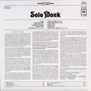 Back View : Thelonious Monk - SOLO MONK (LP, B-STOCK) - MUSIC ON VINYL / MOVLP843