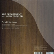 Back View : Art Department feat. Seth Troxler - CRUEL INTENTIONS - No.19 Music  / no19051