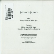 Back View : Glos - FILLING THE SCARS WITH LIGHT (CD) - Intimate Silence / INS001