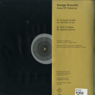 Back View : Savage Grounds - AREA OF VIOLENCE - Enfant Terrible / ET053