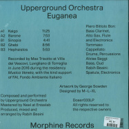 Back View : Upperground Orchestra - EUGANEA - Morphine / Doser 033