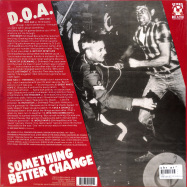 Back View : D.O.A. - SOMETHING BETTER CHANGE (LP) - Sudden Death / 23475