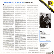 Back View : Cannonball Adderley - SOMETHIN ELSE (LP + COLOURED 7 INCH) - Glamourama / 660163 / 10847302