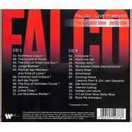 Back View : Falco - LIVE FOREVER (THE COMPLETE SHOW 2023 REMASTER) (2CD) Digipak - Warner Music International / 505419754773
