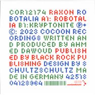Back View : Raxon - ROBOTALIA - Cocoon / COR12174