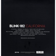 Back View : Blink-182 - CALIFORNIA (LP) (180GR.) - BMG RIGHTS MANAGEMENT / 405053821272