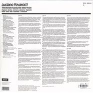 Back View : Luciano Pavarotti - THE WORLD S FAVOURITE TENOR ARIAS (LP) - Decca / 4870927