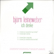 Back View : Bjoern Leineweber - ICH DENKE - Promisk Productions / PRO02