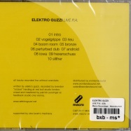 Back View : Elektro Guzzi - LIVE P.A. (CD) - Macro Recordings / Macrom23CD