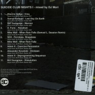 Back View : Various Artists - SUICIDE CLUB NIGHTS 1 - MIXED BY DJ MORI (CD) - Suicide Circus Records / SCR-CD01