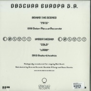 Back View : Various Artists - OBSCURA EUROPA SA VOL 1 12 - Oraculo Records / OR-09-2015