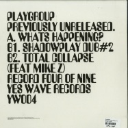 Back View : Playgroup - PREVIOUSLY UNRELEASED EP 4 - Yes Wave / YWP004