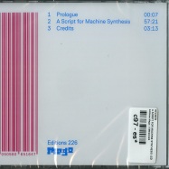 Back View : Hecker - A SCRIPT FOR MACHINE SYNTHESIS (CD) - Editions Mego / EMEGO226
